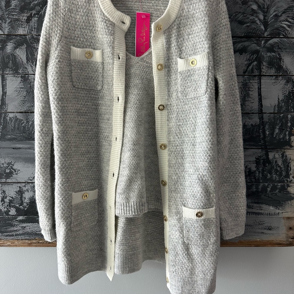 Lilly Pulitzer 2 piece sweater set